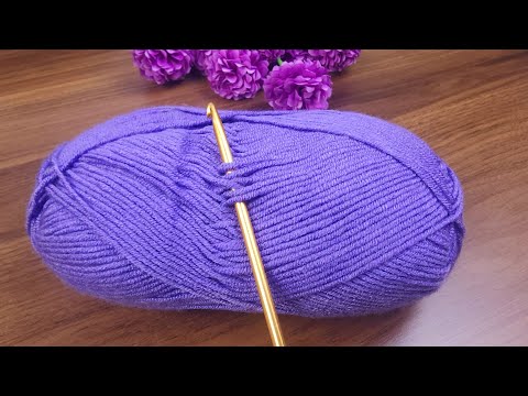 Видео: Удивительный * Супер простой тунисский вязаный крючком детский плед для начинающих онлайн-урок * ...
