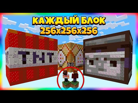 Видео: 😱 Паркур Внутри ГИГАНТСКИХ Блоков 256x256x256!