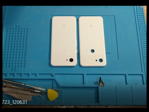 Видео: Google Pixel 3a замена корпуса. Крышки