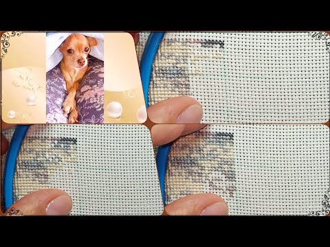 Видео: Процесс вышивки крестом🪡//Cross-stitch