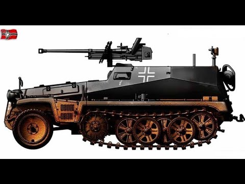 Видео: Немецкие специализированные варианты бронетранспортера Sd. Kfz.  250. Часть 2