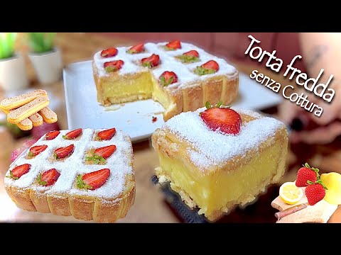 Видео: Лимонный сливочный торт 🍋 без приготовления "Легко и быстро