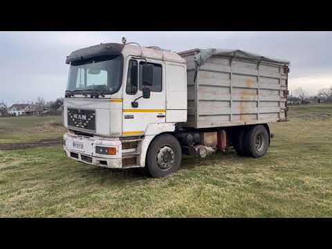 Видео: Ман самосвал, машина фермера, в работе