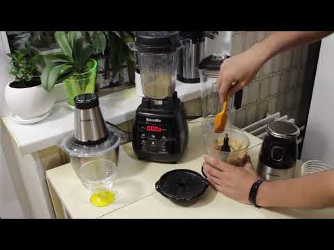 Видео: Блендер для #Арахисовой и кунжутной Пасты Тахини, стационарный #BioloMixD6300 - Измельчитель (чопер)