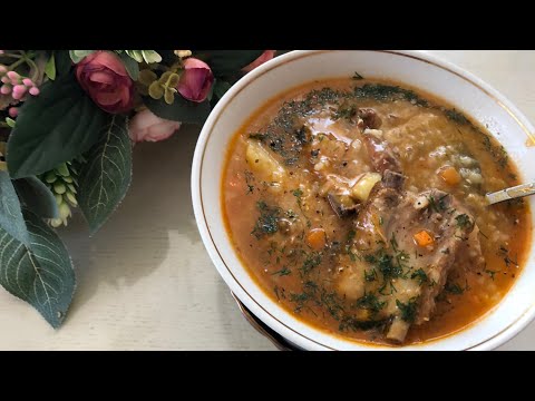 Видео: Машхурда. Узбекский суп с машем и рисом. Очень сытный и вкусный!!!