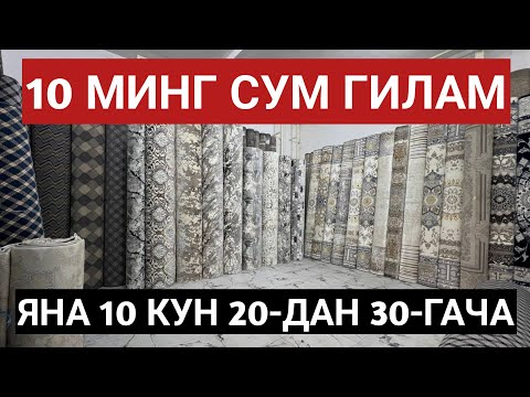 Видео: Gilam narxlari 2025 Гилам нархлари 2025 // Optim narxlarda gilamlarni obzor qilamiz // 50 073 25 74