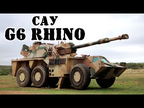 Видео: Южноафриканская САУ G6 Rhino || Обзор