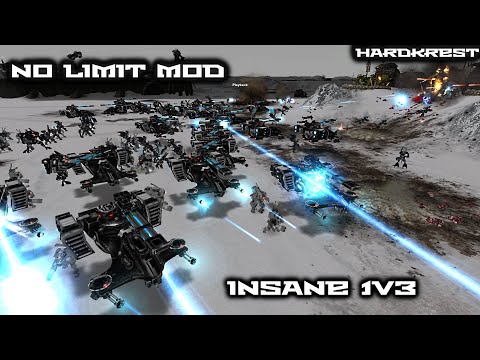 Видео: Warhammer 40 000 Soulstorm No Limit Mod - 1v3 Insane - Тау - Галактический масштаб
