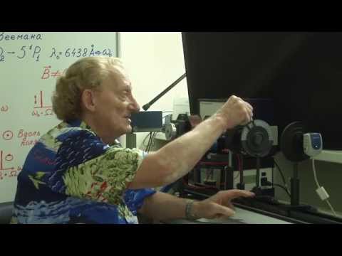Видео: Нормальный эффект Зеемана – наблюдение поперек поля