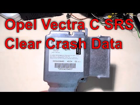 Видео: Opel Vectra C восстановление блока SRS посде ДТП (Crash Data)