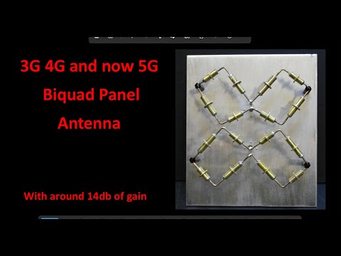 Видео: 3G 4G и теперь 5G двухсекционная панельная антенна