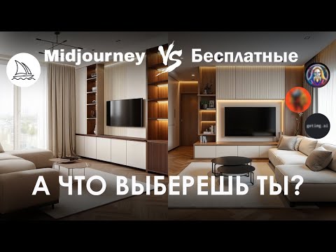 Видео: Бесплатные нейросети для дизайна интерьера: лучше или хуже Midjourney?