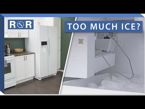 Видео: Льдогенератор не выключается? (Устранение неисправностей холодильника) | Ремонт и замена