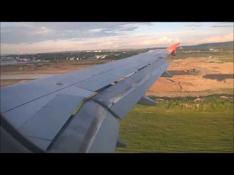 Видео: Посадка A320 в аэропорту Нижнего Новгорода