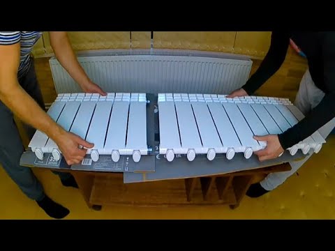 Видео: Как соединить радиаторы отопления