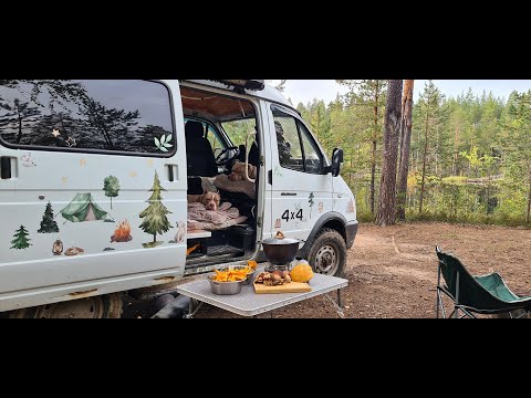 Видео: Первый выезд на автодоме Соболь. Карелия, Импилампи и Рецепт супа из белых грибов)