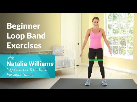 Видео: Упражнения с петлевой лентой (эспандером) для начинающих