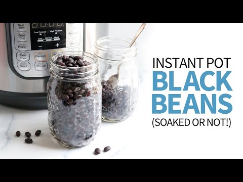 Видео: Черная фасоль быстрого приготовления (замачивание не требуется!)