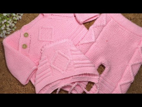 Видео: Вязание для детей. МК вязание детского костюма,, РОЗОВЫЙ ФЛАМИНГО’(от 0 до 4 мес)Кофточка 1 -часть