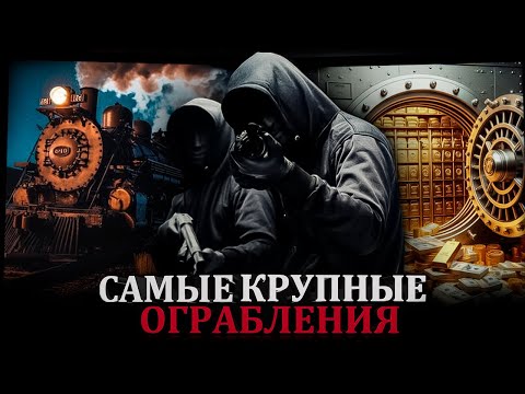 Видео: САМЫЕ КРУПНЫЕ ОГРАБЛЕНИЯ В ИСТОРИИ