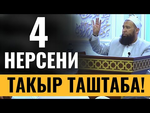 Видео: 4 НЕРСЕНИ ТАКЫР ТАШТАБА!