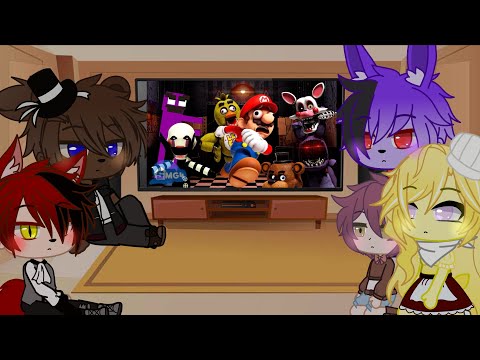Видео: Реакция аниматроников FNAF 1 на Remastered 64: Return to Freddy’s Spaghettria