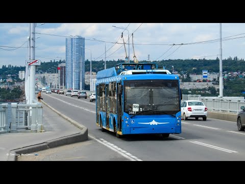 Видео: Тролза 5265.00 Мегаполис 3187 Маршрут №109 город Энгельс 