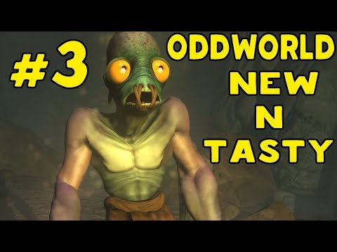 Видео: УДИВИТЕЛЬНЫЕ ИСПЫТАНИЯ ЭЙБА - Oddworld: New ‘n’ Tasty #3