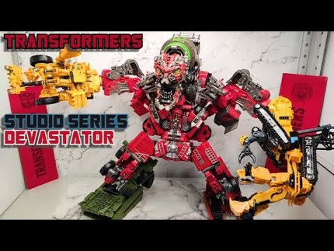 Видео: Девастатор/Devastator, трансформер, обзор и сборка фигурки, Studio Series.