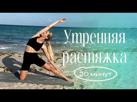 Видео: Мягкая зарядка + растяжка на все тело | йога на рассвете