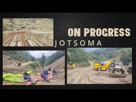 Видео: Оползневая зона Йотсома через шоссе Дзулеке и Хонома, мосты продолжают строиться @TakeOffPongenex