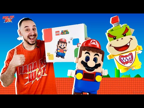 Видео: ПАПА РОБ И LEGO СУПЕР МАРИО: БОУЗЕР ДЖУНИОР АТАКУЕТ! НОВАЯ СБОРКА ЛЕГО SUPER MARIO!