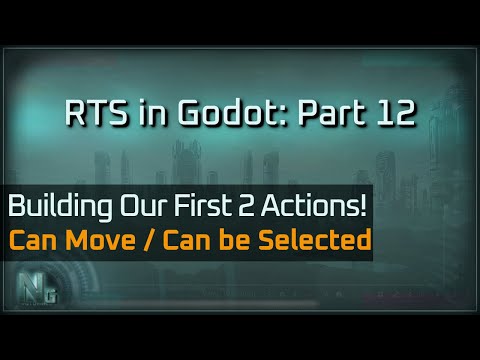 Видео: Rts в Godot. Часть 12: Создание двух действий для проекта Rts, созданного в Godot с нуля