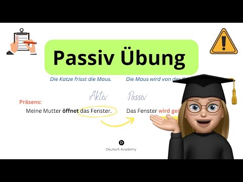 Видео: Упражнение Passiv Übung - НЕМСКИ ЕЗИК B1 🇩🇪 | Deutsch Academy