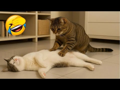 Видео: Самый смешной клип про кошек и собак 2025 года😼🐶Попробуйте не засмеяться😜 #186