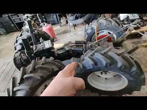 Видео: Agromehanika AGT 835T, узел перелома,примерка гидроцилиндров.