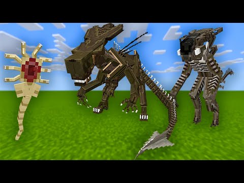 Видео: НОВЫЙ МОД НА ЧУЖИХ В МАЙНКРАФТ Xenocraft addon minecraft чужой