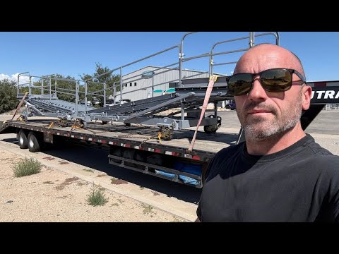 Видео: Покидая Нью-Мексико / снова ремонт прицепов / экстремальные грузоперевозки