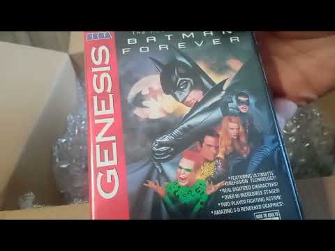 Видео: Распаковка [Unboxing 15] консоли Sega Genesis, джойстиков, картриджей.