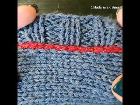 Видео: ВЯЗАЛЬНЫЙ ЛАЙФХАК. Набор петель планки по тамбурному шву