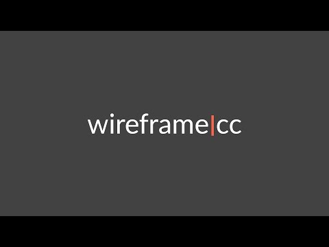 Видео: Прототипирование сайта (Wireframe)