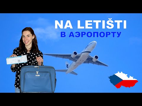 Видео: Na letišti. В аэропорту. Чешский язык