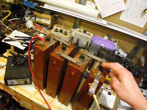 Видео: восстановление щелочных акб нк-125 пробуем методы . сер-1..