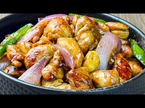 Видео: Жареная курица с луком | Простые и вкусные рецепты блюд из курицы на ужин