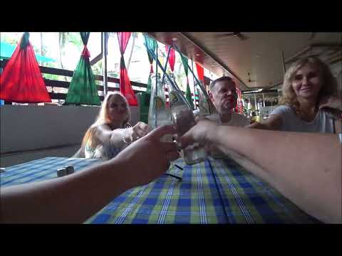 Видео: 104. В гостях у Светланы и ее семьи. Обед в тайском ресторане. Торт и румтур у их соседей. Мандрем.