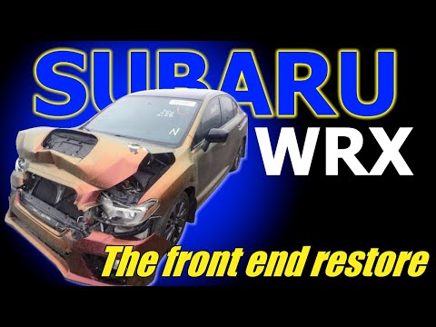 Видео: Subaru WRX. The front end restore. Ремонт переда.