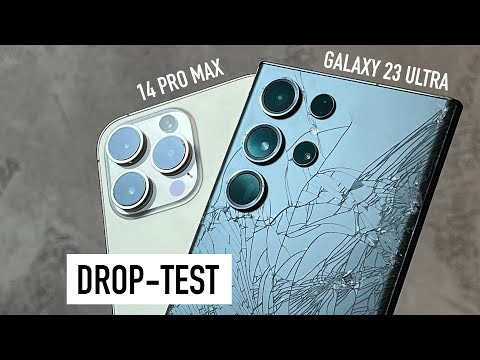 Видео: Galaxy S23 Ultra vs iPhone 14 Pro Max — кто разобьется первым? Ультра Дроп-тест!