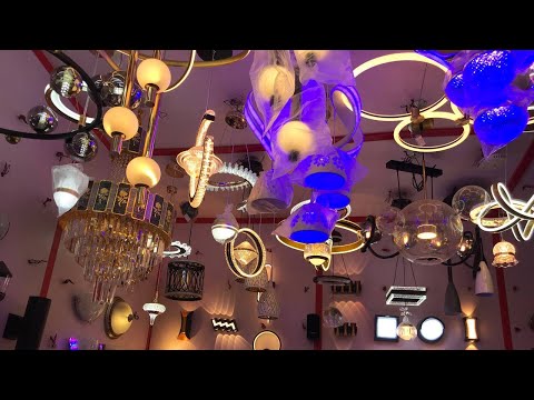 Видео: Цены на осветительное оборудование, такое как трубы, настенные светильники, люстры, выключатели и...