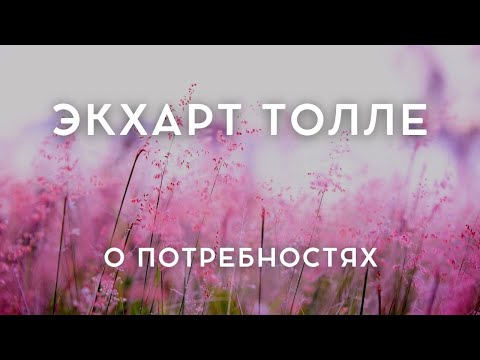 Видео: Экхарт Толле - О ПОТРЕБНОСТЯХ РЕАЛЬНЫХ И МНИМЫХ [Лекции 06] Nikosho