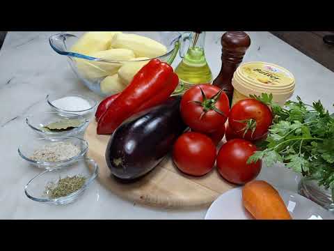 Видео: Овощное рагу с куриным мясом.  Все просят добавки.